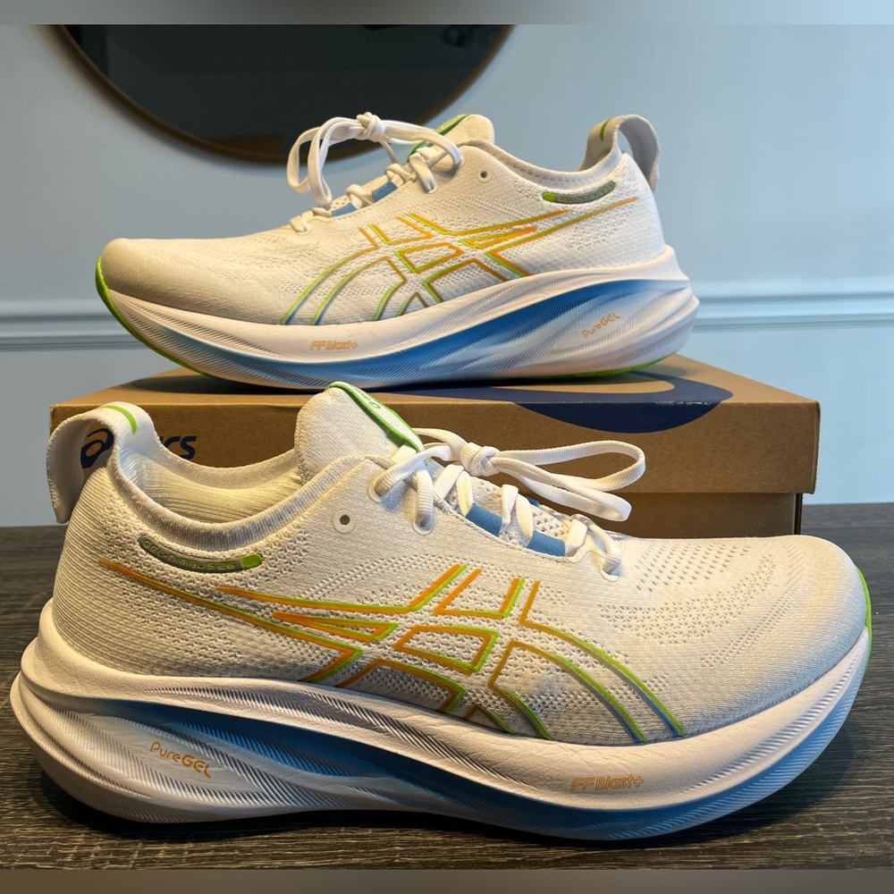 Brand new ASICS Gel Nimbus 26 men running shoes 11 PureGEL FFBlast+